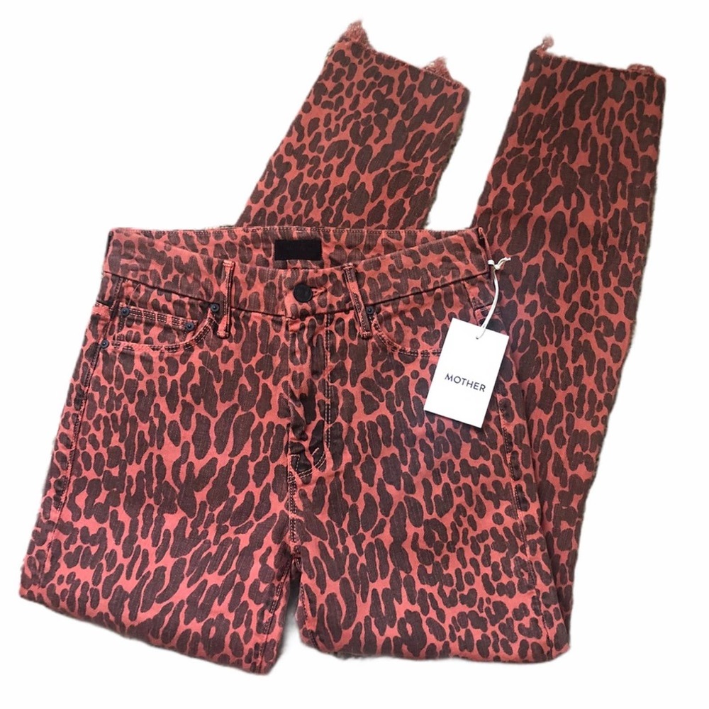 MOTHER THE LOOKER HIGH WAIST FRAY ANKLE SKINNY